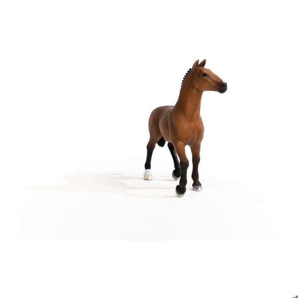Figur - SCHLEICH - Oldenburgerhoppe - Dressur- og springkonkurrence - Brun pels