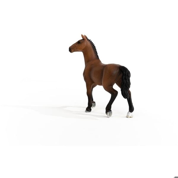 Figur - SCHLEICH - Oldenburgerhoppe - Dressur- og springkonkurrence - Brun pels