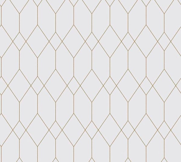 A.S. Création Geometriskt vitt självhäftande tapet The Wallcover 385671 Film för möbler 8,40x0,53m Tillverkad i Tyskland