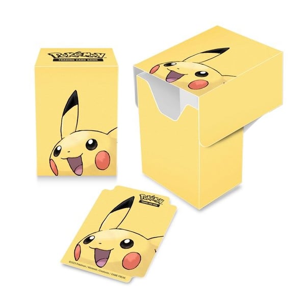 Deckbox - ULTRA PRO - Pikachu - 75 kort - Separator ingår - Gul
