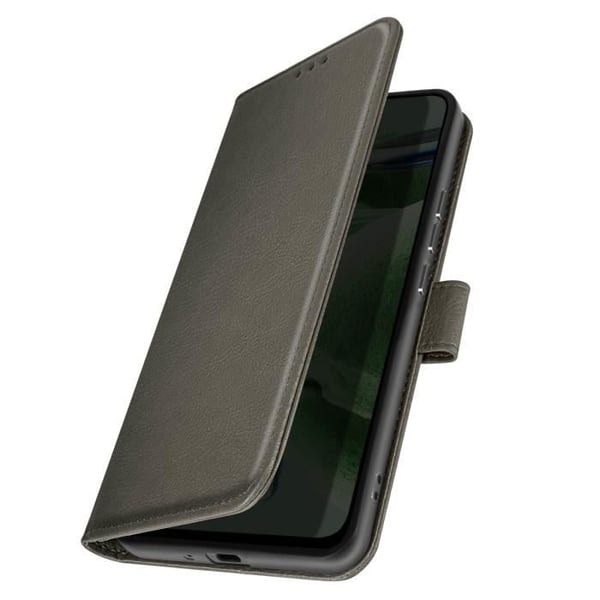 Fodral till Xiaomi Redmi Note 11S 5G - AVIZAR - Chesterfield - Plånbok och videohållare - Grå
