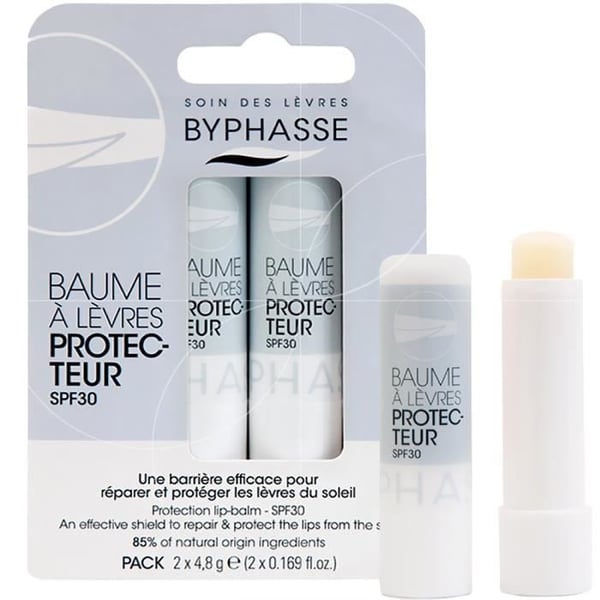 Byphasse - Set med 2 Skyddande Läppbalsam - 2x4,8g
