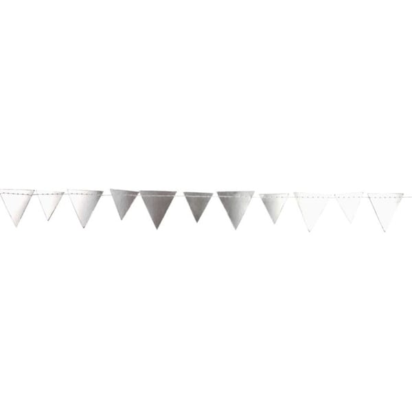 MégaCréa DIY - Mini vimpelgirlang i silver 1,5 m