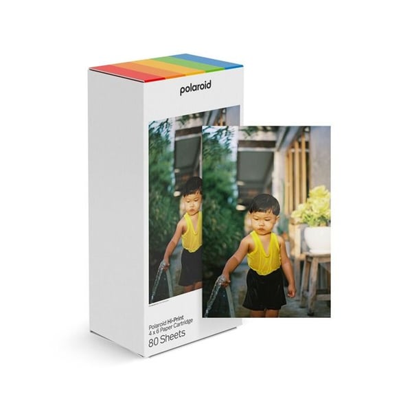 Konsolideringsmaterial för Polaroid fotoprinter Polaroid Hi-Print 4×6 papperspatron - 80 ark
