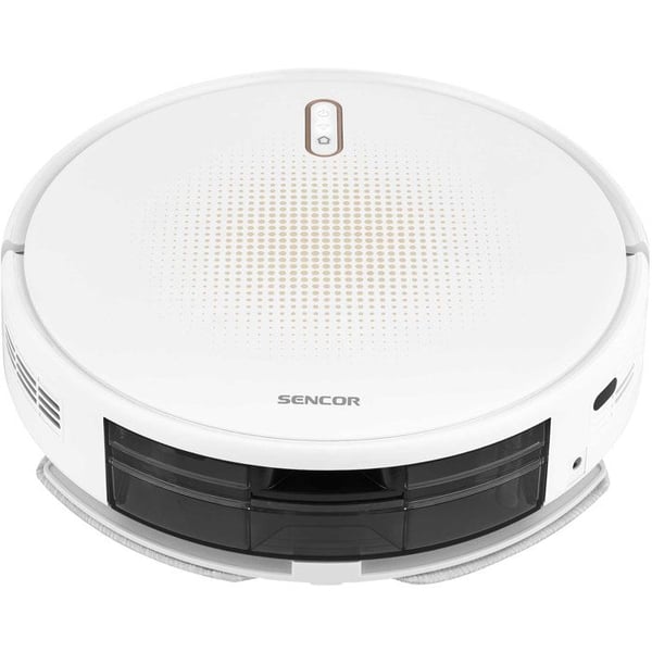 Robotstøvsuger SENCOR SRV 4150WH - Gyroskopisk navigation - Sugning 3000 Pa - Driftstid 130 min - Hvid