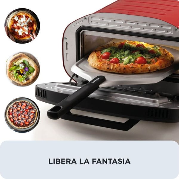 Ariete Forno Pizza Da Gennaro 3901 Rød 2200W 430°C Bagning 2 Minutter