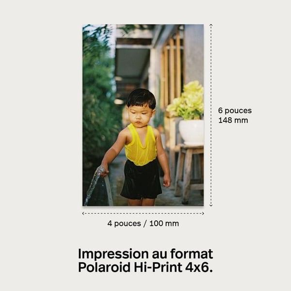 Konsolideringsmaterial för Polaroid fotoprinter Polaroid Hi-Print 4×6 papperspatron - 80 ark