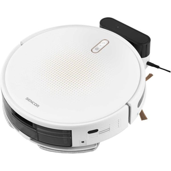 Robotstøvsuger SENCOR SRV 4150WH - Gyroskopisk navigation - Sugning 3000 Pa - Driftstid 130 min - Hvid