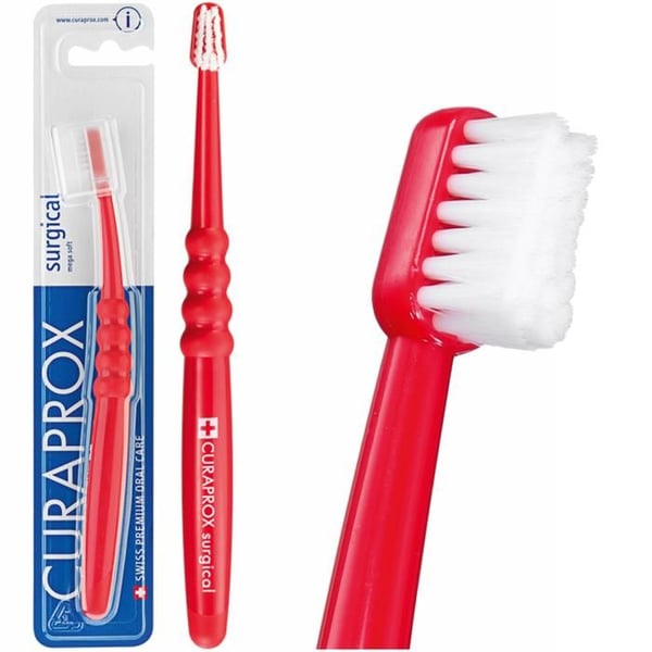 Tandborste - Curaprox - CS Surgical Mega - Mild - Hypoallergenisk - 12000 filamenter