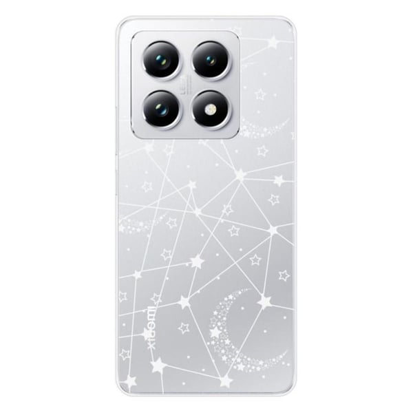 Siliconcase - Kompatibel med Xiaomi 14T 4G - design med stjärnlinjer