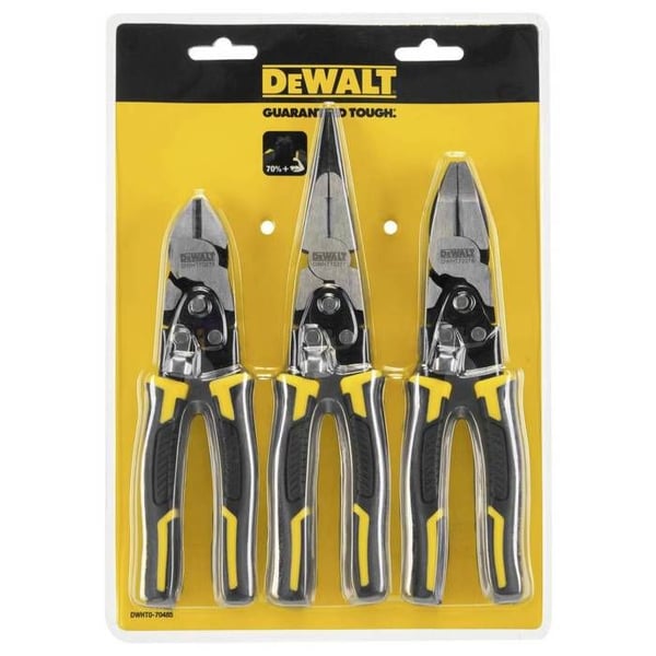 Pihdit - DeWALT - DWHT0-70485 - Karkaistut terät - Kaksimateriaalinen kahva - Lukitusmekanismi