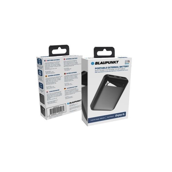 Extern batteri - BLAUPUNKT - BLP7603-133 - 5000mAh - USB och Type-C - Svart