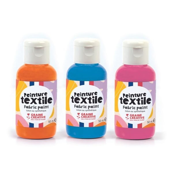 Textilfärg 50 ml - neon orange