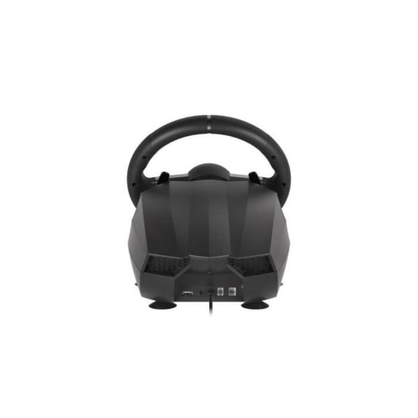 Volant USB - GENESIS - Seaborg 400 - Sort, Sølv - Kompatibel med Nintendo Switch - Pedaler inkluderet