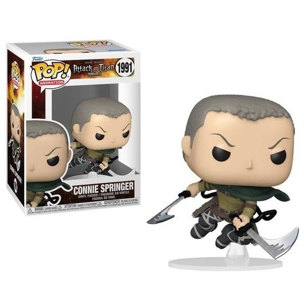 Figurine Funko Pop - FUNKO - Connie Springer - 10cm - Flerfärgad - Samling Attack on Titan
