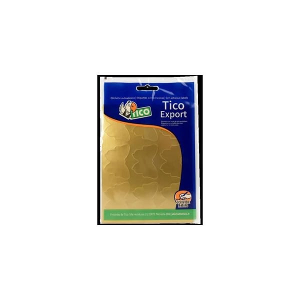 Klistretikett Tico E-GL-4836 Guld