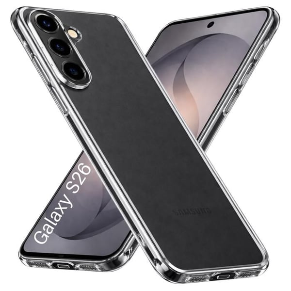 Skyddsfodral för Samsung Galaxy S26 - Transparent Silikon Gel TPU Mjuk Ultra Tunn Phonillico®