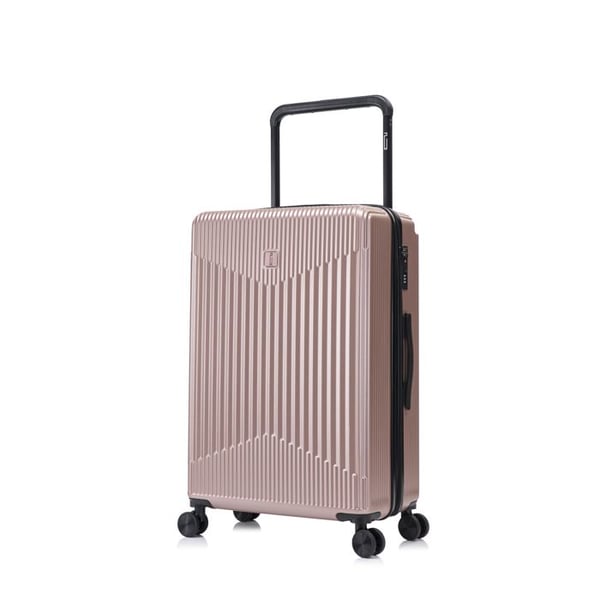 CELIMS Frankrike - Stort Resväska 75 cm Bred Trolley | Hård Resväska | TSA-lås | Roséguld