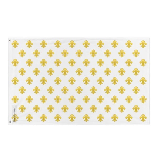 Flaggbanner som visas i kungens närvaro – 60 x 90 cm – Polyester – Metallöglor – Motståndskraftig