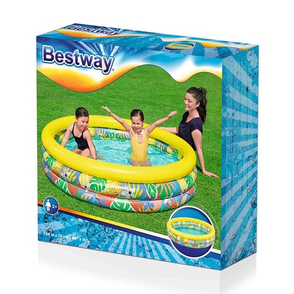 Bestway uppblåsbar plaskdamm för barn 168 x 38 cm