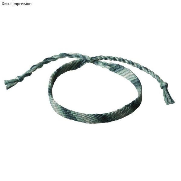 Cottongarn StitchetKnot, 5 färger varje 10m, grönblå