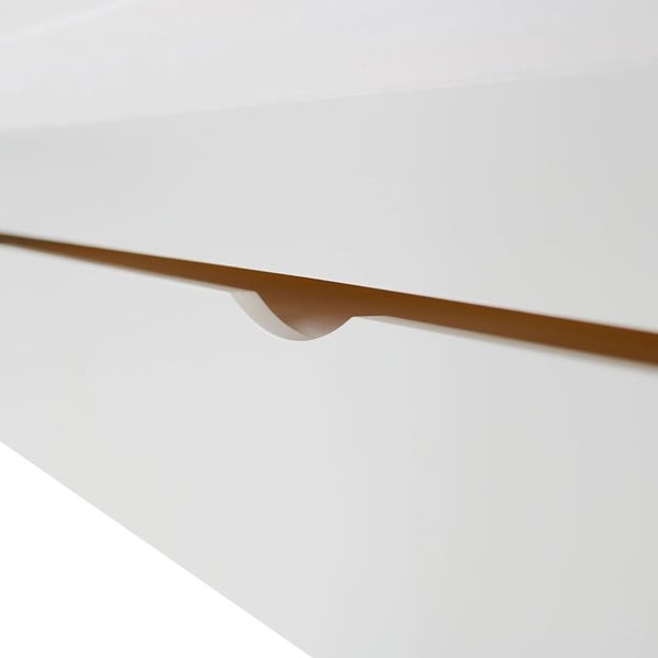 Säng i trä 90 x 200 cm, vit | konvertibel till dubbelsäng | våningssäng | med ribbotten | utdragssäng