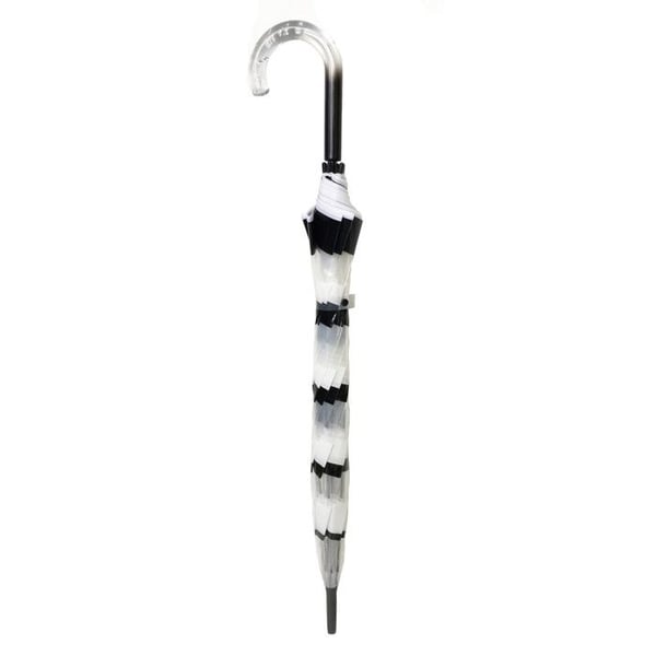Smati - Transparent paraply med ränder