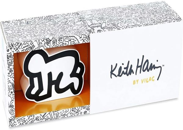 Sparbössa - VILAC - Keith Haring - Massivt trä - Vit och svart - Unisex