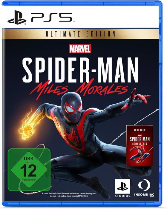 Videospel - Marvel - Spider-Man: Miles Morales - Ultimate Edition - PS5 - Blu-Ray - 12+