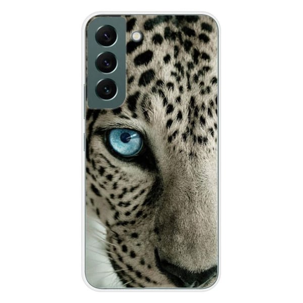 Siliconfodral - Kompatibel med Samsung Galaxy S22 - leopardögon design