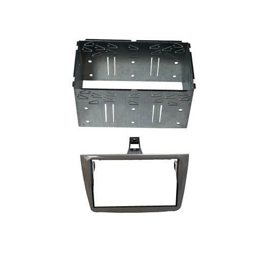 Dubbel DIN bilradioadapter - ALFA ROMEO - Mito - Antracitgrå - Metallbur - 2 DIN