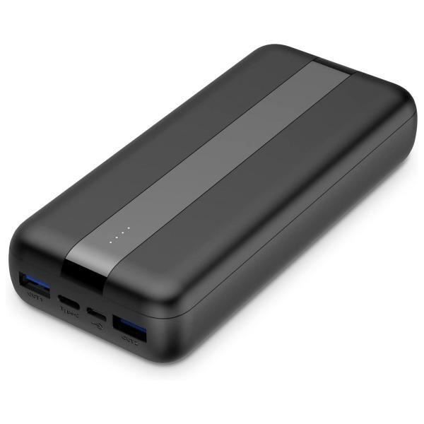 Powerbank - KONTAKT - LCBA20000U02 - 20000 mAh - Snabbladdning - 2xUSB-A, USB-C