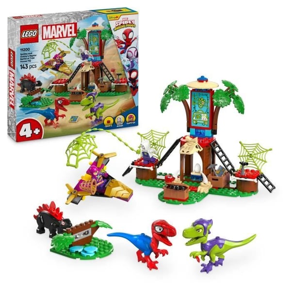 LEGO Marvel 11200 Spidey vs. Gobby's Raptor i trädkojan - Spidey och hans extraordinära vänner