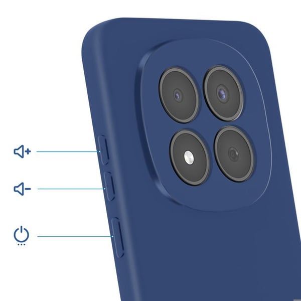 Silicone Anti-glid Blå Coque Soft-Touch för Redmi Note 15 Pro 5G