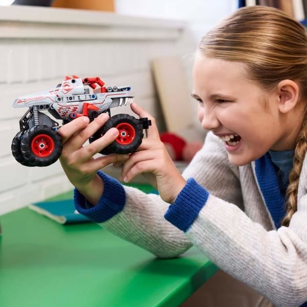 LEGO Technic 42200 Monster Jam ThunderROARus pull-back – Dinosaur lastbil fra 7 år gammel