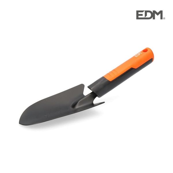 Transplantationsskyffel - EDM - 25cm - metall/pvc - grå/orange