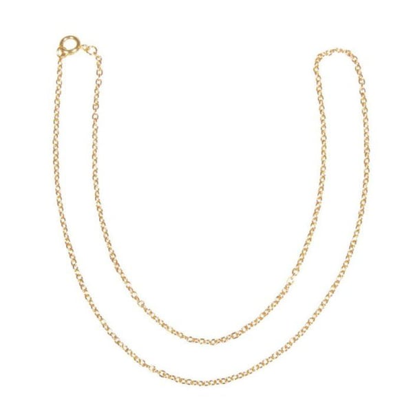 Länkkedja, guld, 45cm, 2x3mm, 1 st.