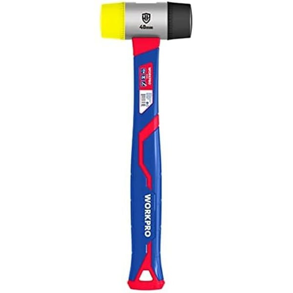Dubbelsidig hammare - WORKPRO - 40 mm - Legerat stål - Ergonomiskt handtag