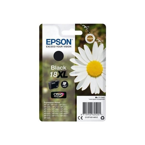 EPSON Cartridge T1811 - Daisy - Svart XL