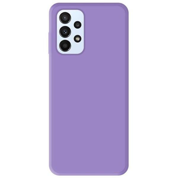 Vanligt matt lila silikonfodral kompatibelt med Samsung Galaxy A23 4G Galaxy A23 5G