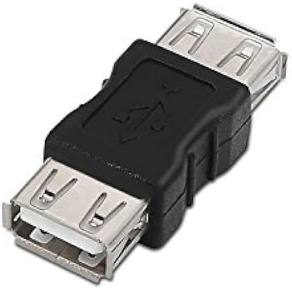 USB-adapter - AISENS - A103-0037 - USB 2.0 - Honk connector typ A - Svart