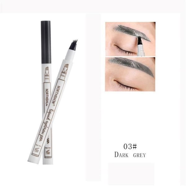 Ögonbrynspenna - Sketch_Beauty - Modell 2717 - Vattentålig - Microblading - 4 tänder