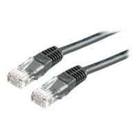 ROLINE nätverkskabel - CAT 6e - 1,5m - RJ45 hankontakter - Svart