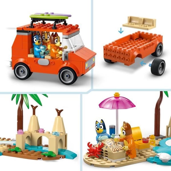 LEGO Bluey 11202 Blueys Semester och Bilresa - Byggset 4 år