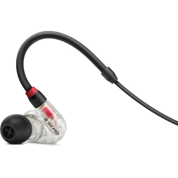 In-ear hörlurar - SENNHEISER - IE 100 PRO Wireless Clear - 10 mm transducer - avtagbar kabel 1,3 m - Bluetooth