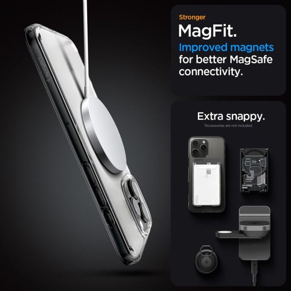 Spigen Ultra Hybrid MagSafe Cover til iPhone 16 Pro Max (transparent)