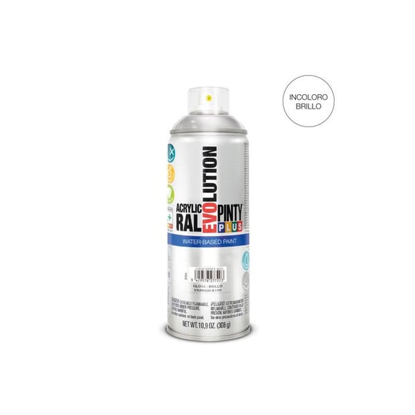 Pintyplus Evolution Vattenbaserad Sprayfärg 520cc B199 Blank Lack