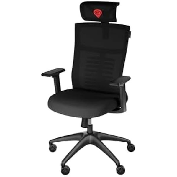 Ergonomisk Stol - GENESIS - Astat 200 - Sort - Ergonomisk Teknologi - Kontor Komfort