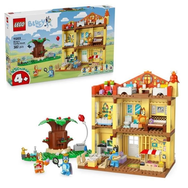 LEGO Bluey 11203 Blueys Familiehus - Byggesæt til piger eller børn 4 år