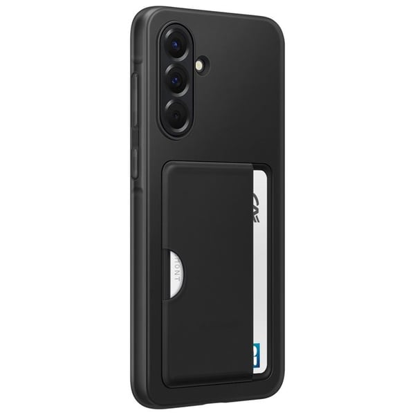 Skyddsfodral för Samsung Galaxy A56 med utvändig kortficka Samsung svart